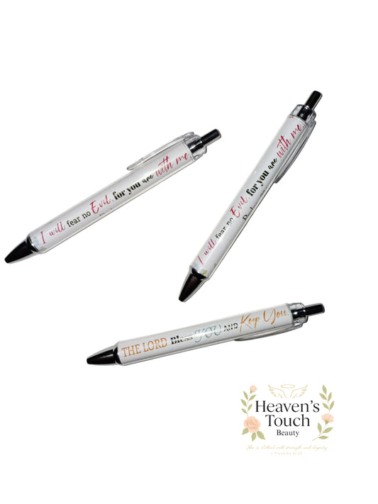 Christian Stationery Duo – Pen & Scripture Bookmark & Small Notepad