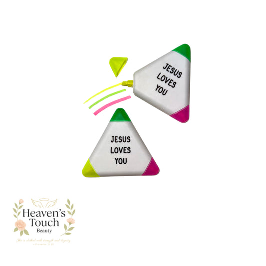 Jesus Loves You” Inspirational Highlighter